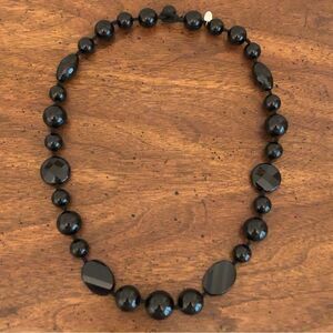 Madame Butterfly | Hand Knotted Glass Bead Necklace | 23” Length